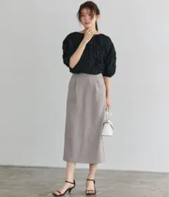 未開封　接触冷感リネンライクスカート【Pierrot】のサムネイル