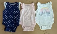 GAP ベビーロンパース3枚セット