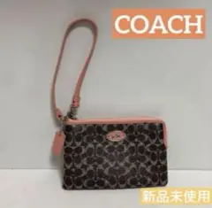 コーチ シグネチャー COACH ストラップポーチ