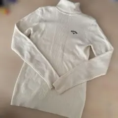 Callaway ホワイトタートルネックセーター