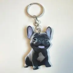 フレンチブルドッグ　キーホルダー　アクリル　フレブル　犬グッズ　フレブルグッズ