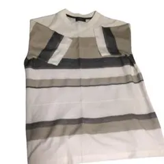 CONFIRM ボーダー柄 半袖Tシャツ Mサイズのサムネイル
