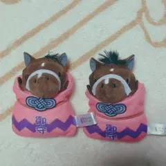 サラブレッドコレクション お守りマスコット ナリタブライアン 2点セット