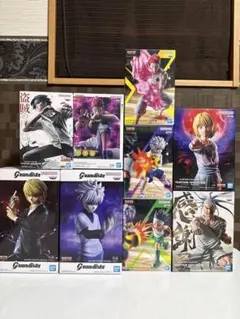 ハンターハンター　フィギュア 9点(キルア　ヒソカ　ゴン　クラピカ　ネテロ)