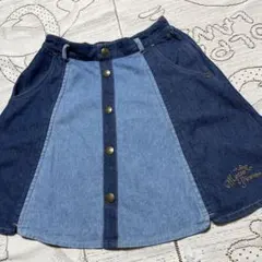 美品♡メゾピアノ♡ デニム Aラインスカート♡１６０