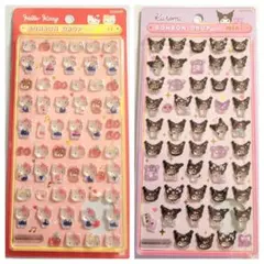 正規品 サンリオ ボンボンドロップシールミニ ハローキティ クロミ