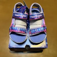 【新品未使用】スケッチャーズHEARTLIGHTS SANDALS バイブラントのサムネイル