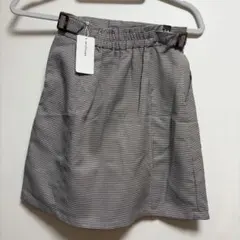 アルシーヴ チェック柄 ミニスカート タグ付き Mサイズ ブラウン系
