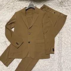 美品 ナノユニバース セットアップ ストレッチ 薄手 速乾 軽量 ベージュ M