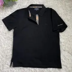 【極美品】Burberry バーバリーポロシャツ　レディース　ブラックL