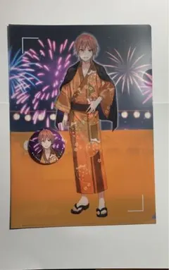 すとぷり　すとめも5 缶バッジ　ジェルくん　クリアファイル