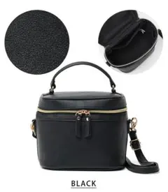 Honeys　ブラック バニティバッグ