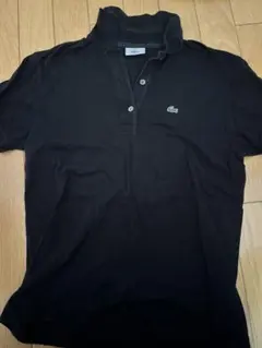 LACOSTE ブラック ポロシャツ 半袖