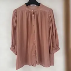 七分袖　ブラウス