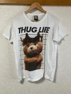 MAO MAO THUG LIFE Tシャツ ホワイト L