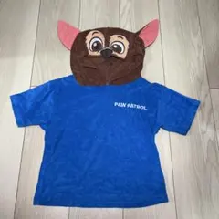 在庫処分　PAW PATROL フード付きTシャツ　チェイス　なりきりパーカー