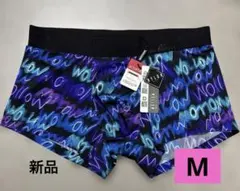 WOLLOW Mサイズ ボクサー メンズ 総柄 ナイロン パンツ 下着