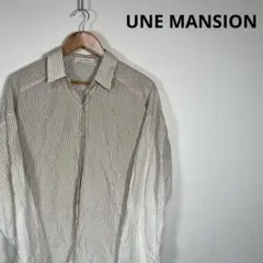 UNE MANSION ユヌマンション ストライプシャツ ベージュ Fのサムネイル