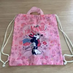 ミニーマウス ナップサック　バッグ ピンク　ディズニー　キッズ　女の子　プールのサムネイル