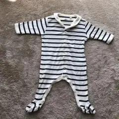 プチバトー 足つきロンパース カバーオール　3m60㎝