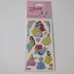 Disney Princess ラメシール ステッカー　当時物　平成レトロ