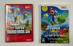 4本セット wiiソフト ギャラクシー2 パーティ9 マリオブラザーズ マリカ