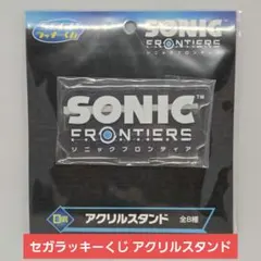 【未開封】ロゴ ソニックフロンティア D賞 アクリルスタンド アクスタ