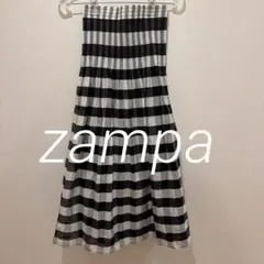 zampa ストライププリーツロングスカート　リバーシブルのサムネイル