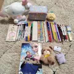 アナと雪の女王本と文房具セット