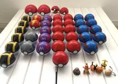 ポケパークカントー ピンズ モンスターボール40個プレミアボール4個 計