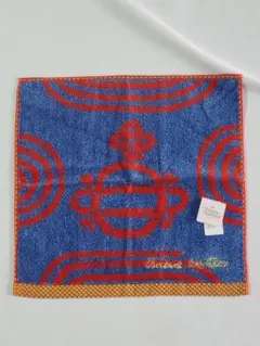 ヴィヴィアン オーブ ロゴ刺繍 タオルハンカチ