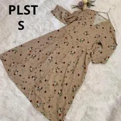 ☆美品☆プラステ PLST ボタニカル ロング丈ワンピース 羽織　匿名発送