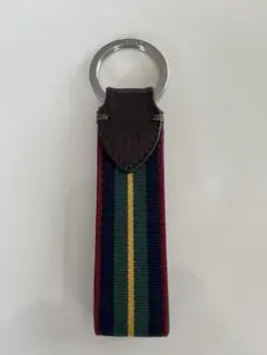 ポロ　ラルフローレン ストライプデザイン キーホルダー・キーリング