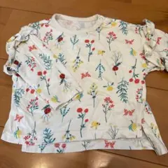 INSECT COLLECTION 長袖カットソー 花柄　80-90