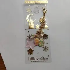 サンリオ リトルツインスターズ/キキ&ララ ストラップ：ネコ/2008年製