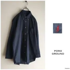 ◎新品 POLO GROUND SPORTS【洗える】シャドー チェック シャツ