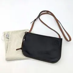 ロエベ ダブルジップ ショルダーあんしん鑑定付き - メルカリ