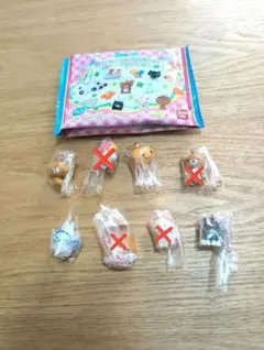 サンエックス　チャーム付きグミ　こげぱん　まめゴマ　靴下にゃんこ　グミ