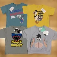 男の子 キャラクターTシャツ 4枚セット 90cm