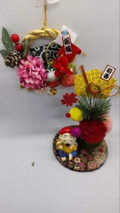 お正月飾り　ミニ飾り　ミニしめ縄　③