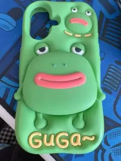 グリーンカエルデザインiPhoneケース