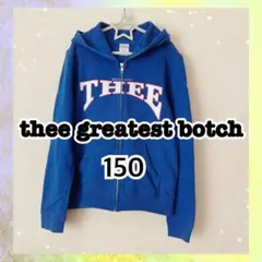 【thee greatest botch】KIDS Zipフーディ ブルー150