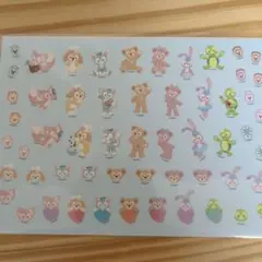 ダッフィーシール【2026年カレンダー付属品】