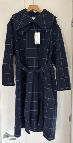 【新品タグ付き】MOUSSY ウール混ロングコート