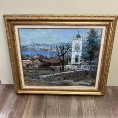 真作保証】平野遼「抽象-無題」水彩8号 直筆サイン 絵画 額装 - メルカリ