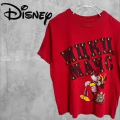 90's オールドディズニー　Tシャツ ビックプリント　シングルステッチタグ無し
