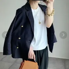 本日限定！【美品】Emma Taylor リネンヴィンテージサマージャケットのサムネイル