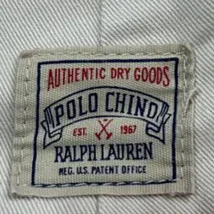 ポロチノ USA製　90s　タグ付き　タロンジップ　ベージュ　W30