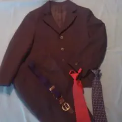 難あり コムサイズム スーツ ネクタイ2本 ベルト セット 130