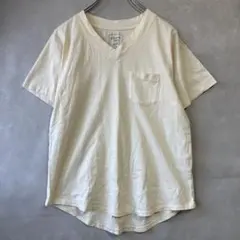 アメリカンホリック Tシャツ カットソー 半袖 M コットン Vネック 無地のサムネイル